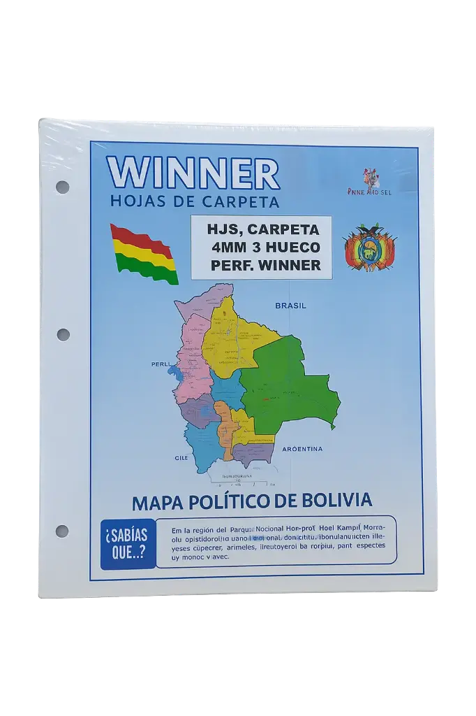 Hojas de Carpeta Elba Winner