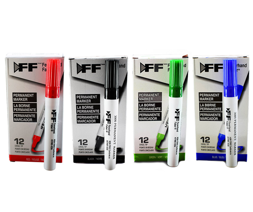 MARCADOR PERMANENTE FF x12und