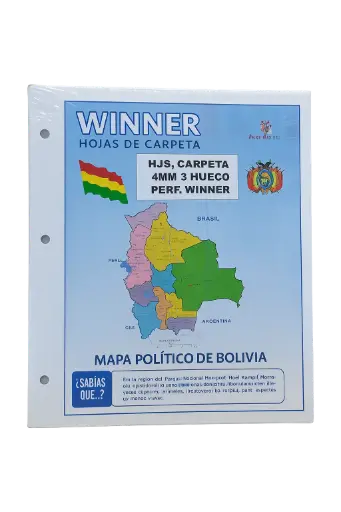 Hojas de Carpeta Elba Winner